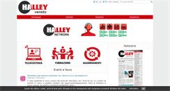 Desktop Screenshot of halleyveneto.it