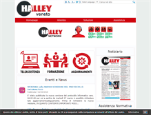 Tablet Screenshot of halleyveneto.it